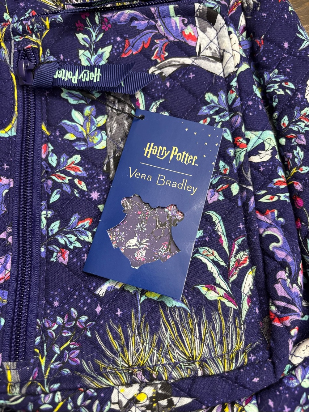 Vera Bradley x Harry Potter Forbidden Forest Sling Backpack - Picture 2 of 12